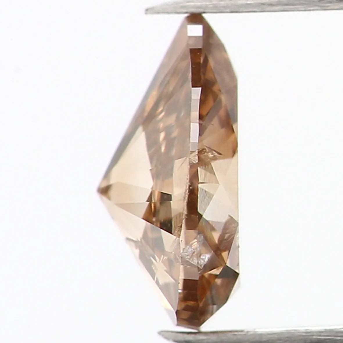 0.44 CT Natural Loose Diamond, Pear Diamond, Brown Diamond, Rustic Diamond, Pear Cut Diamond, Fancy Color Diamond, L669