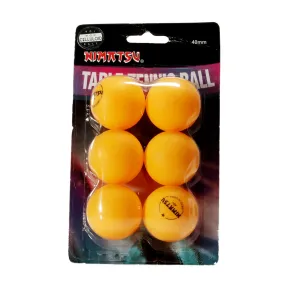 1 Star Table Tennis Ball 6Pcs Box Wmy06