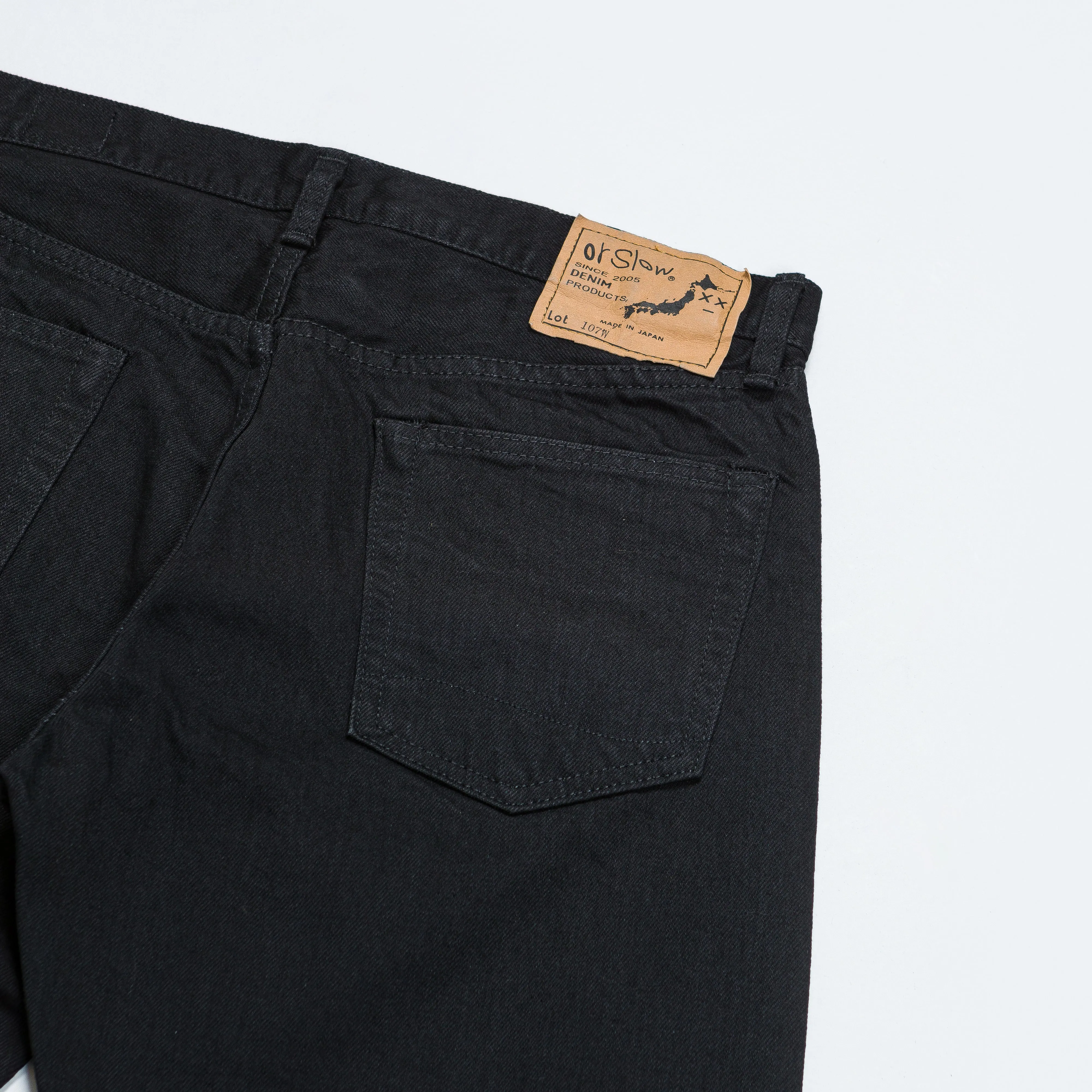 107 Slim Fit Jean - Black Denim