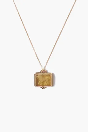 14k Leo Zodiac Necklace