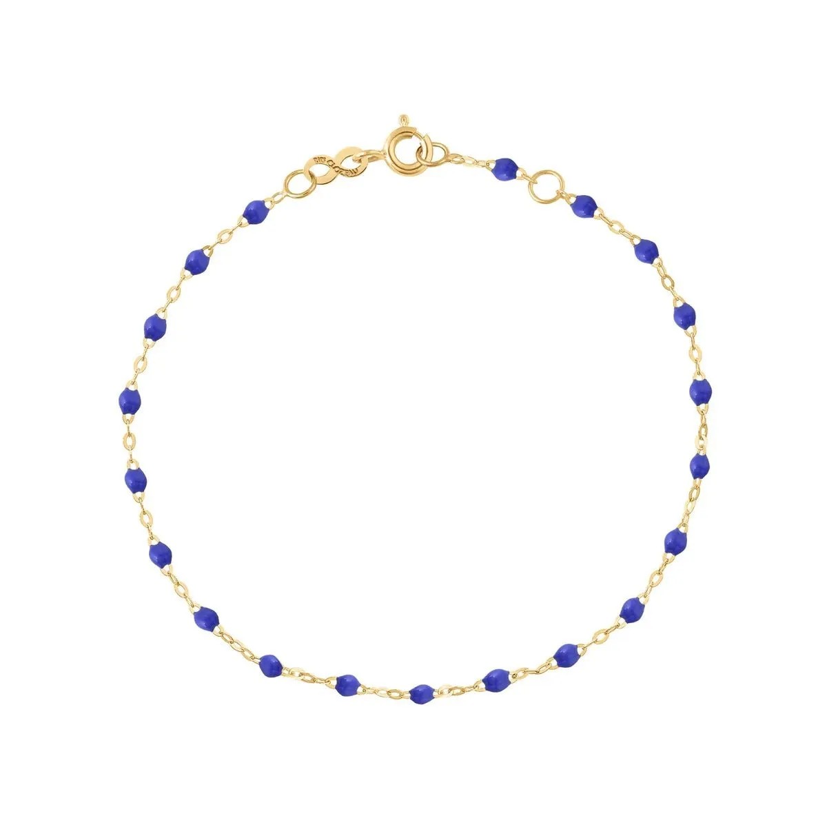 18K Gold & Bleuet Resin Classic Bracelet