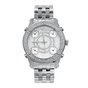 5 Time Zone .25 Carat Diamond Hip Hop Watch JoJino