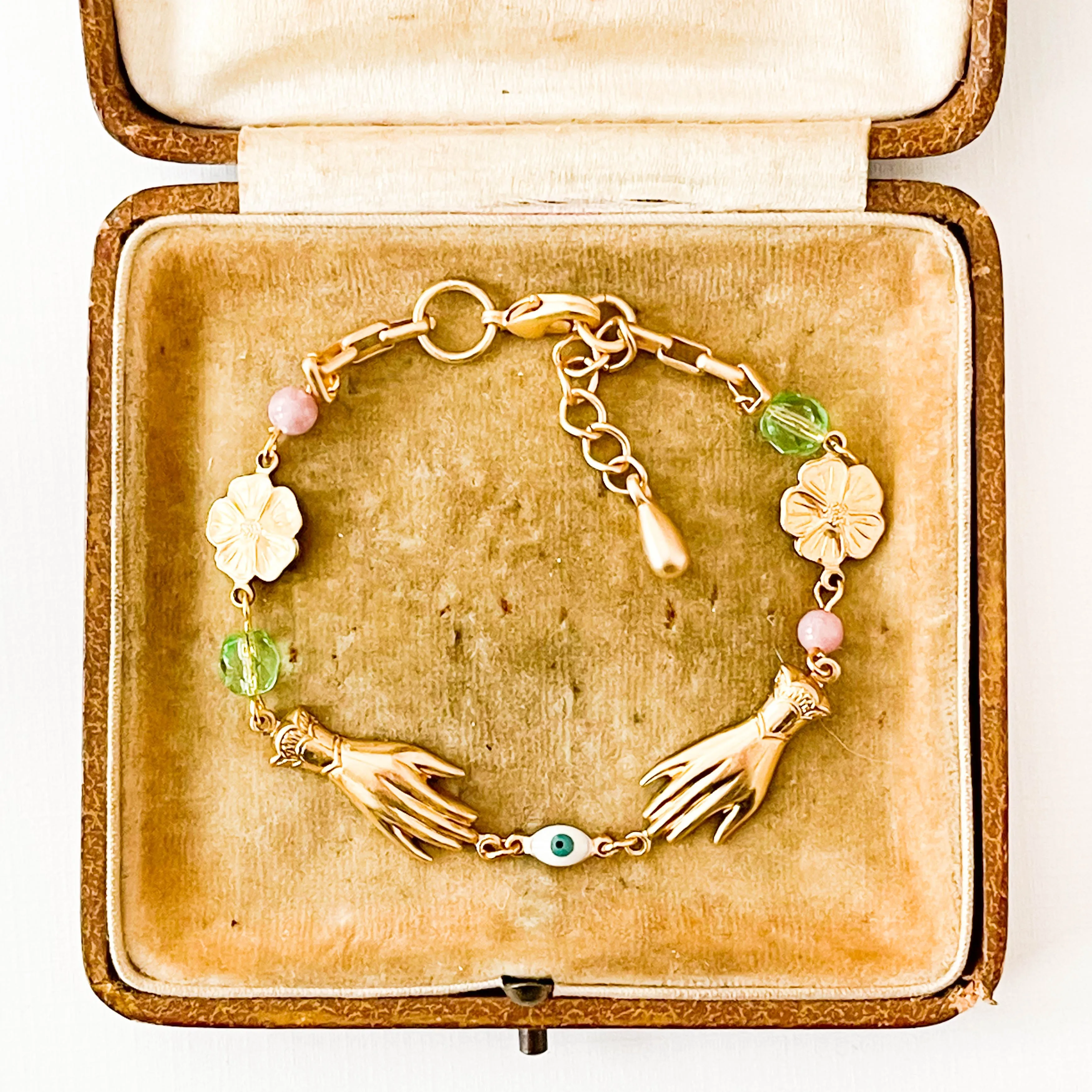 Adjustable Pastel Charm Bracelet-WS