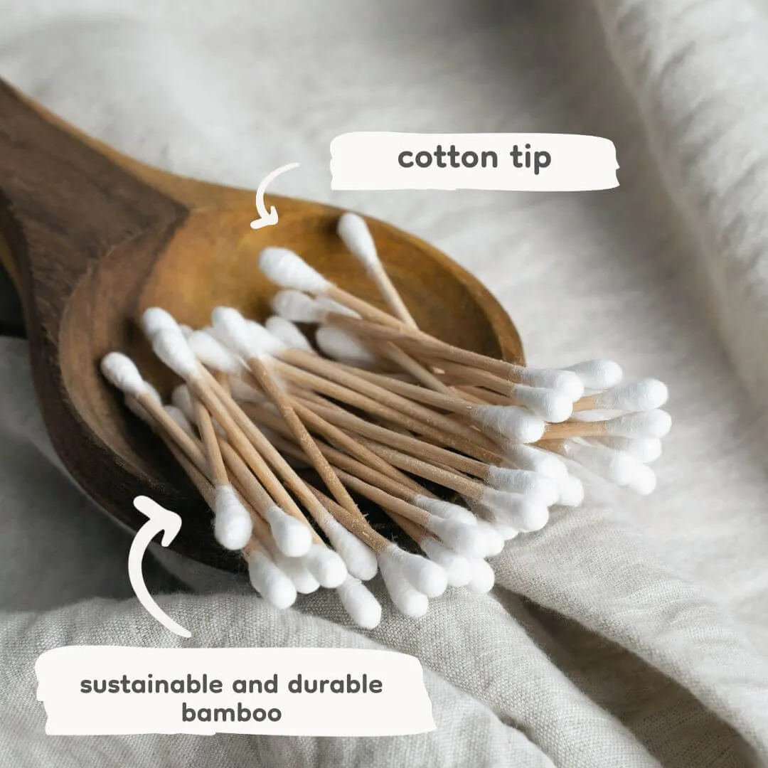 Bamboo Cotton Swabs