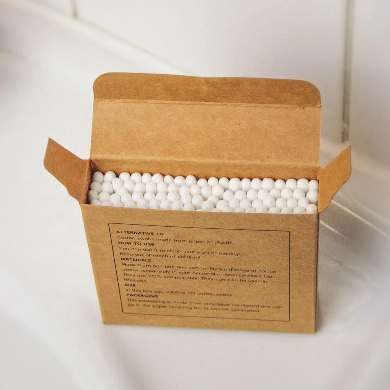 Bamboo Cotton Swabs