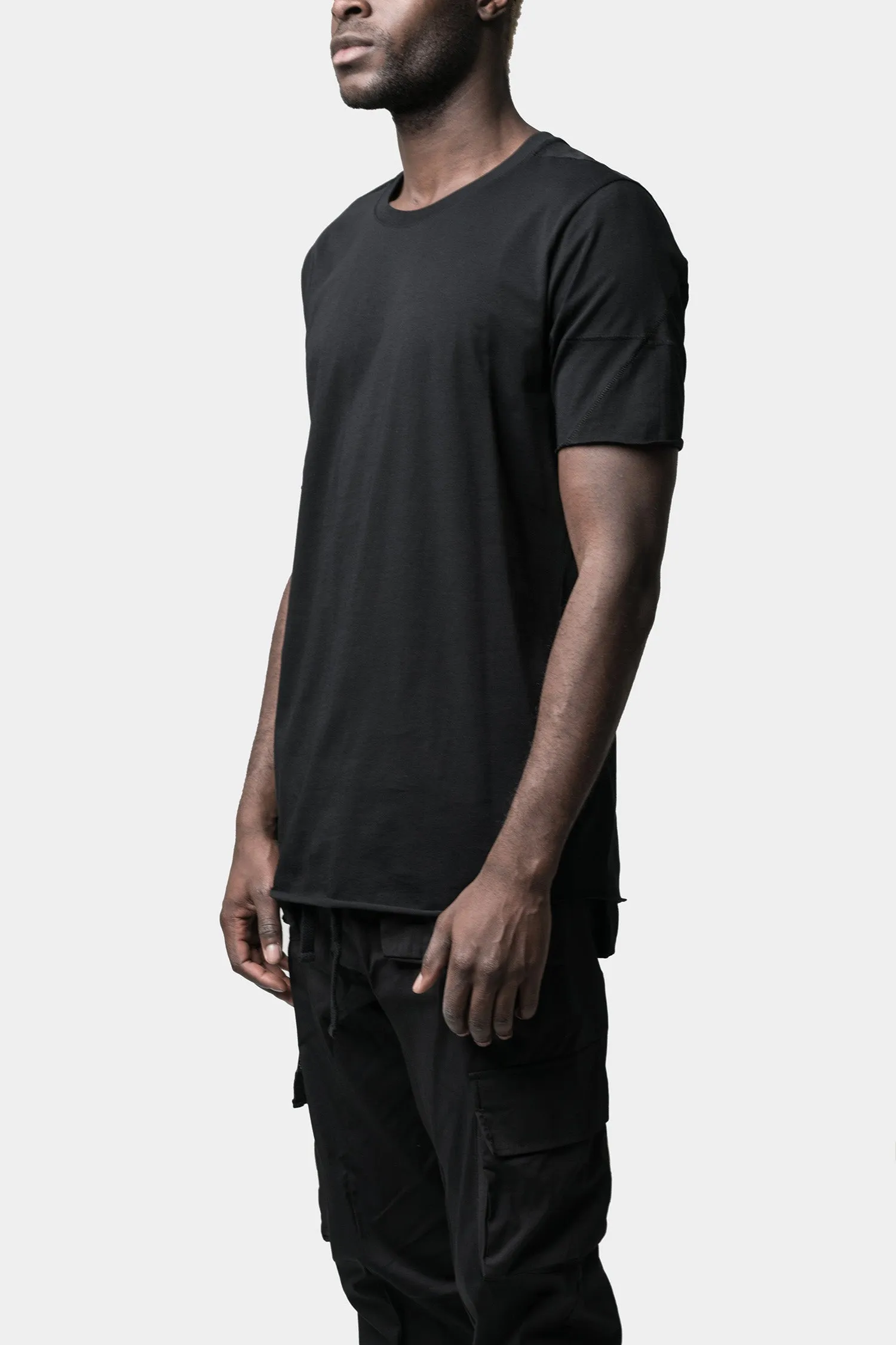 Basic cotton tee, Black