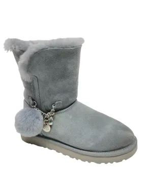 Boots Ankle Flats By Ugg In Grey, Size: 7