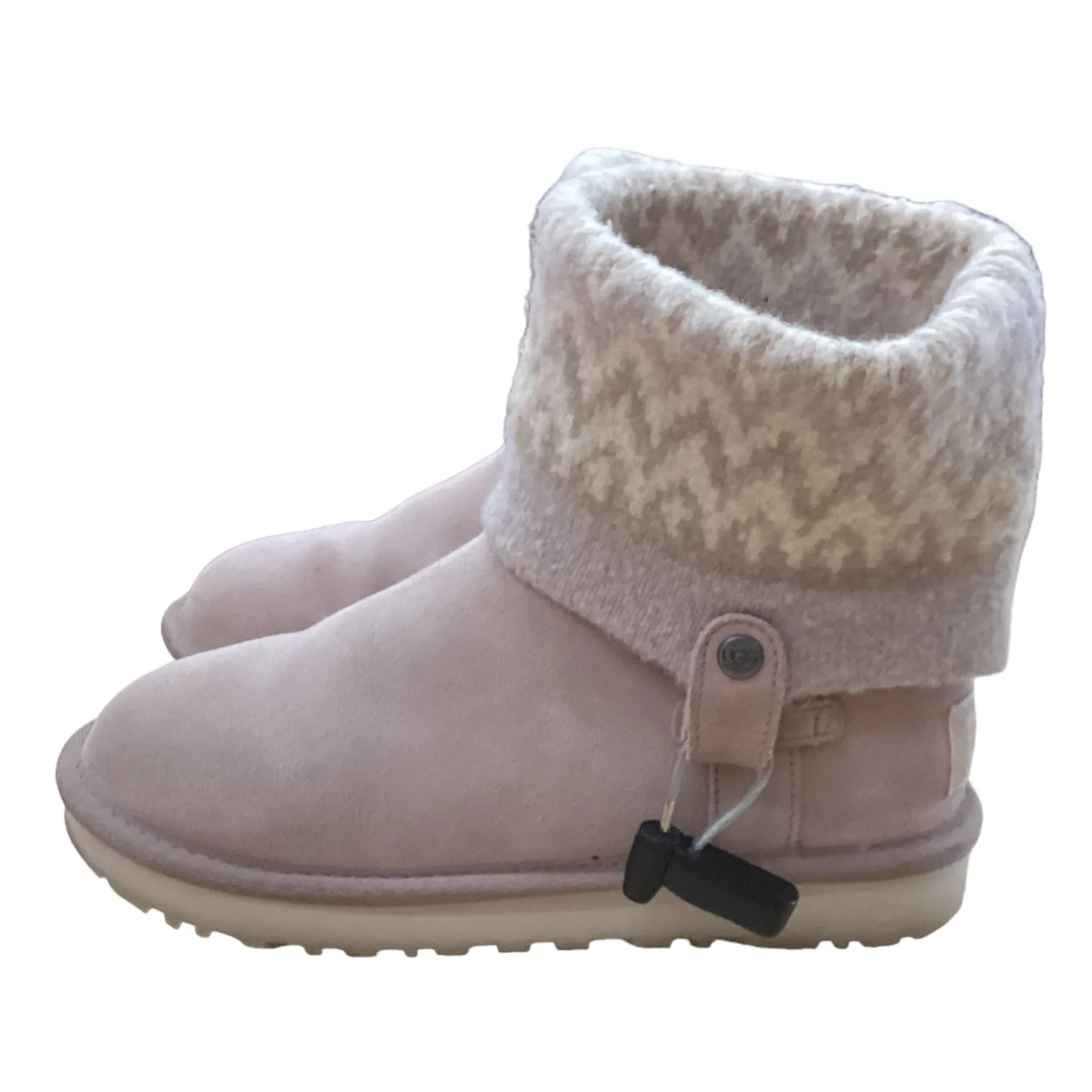 Boots Designer By Ugg In Pink, Size: 7