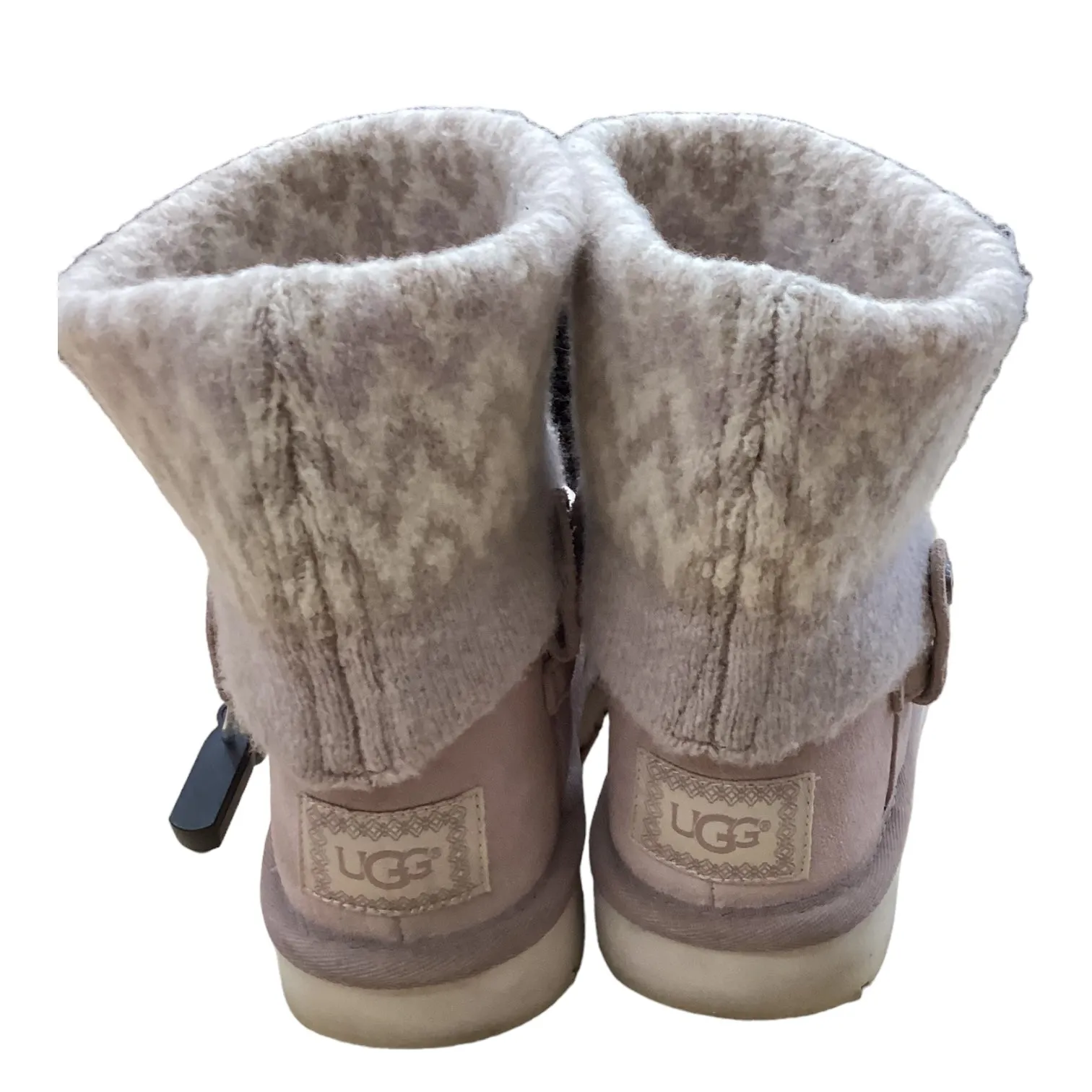 Boots Designer By Ugg In Pink, Size: 7