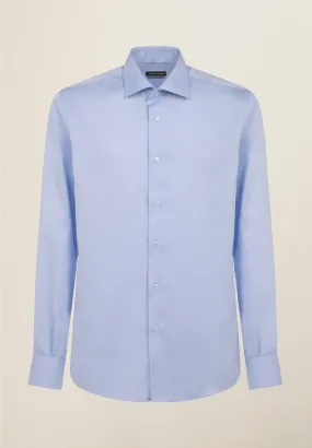 Camicia azzurra no-stiro slim fit