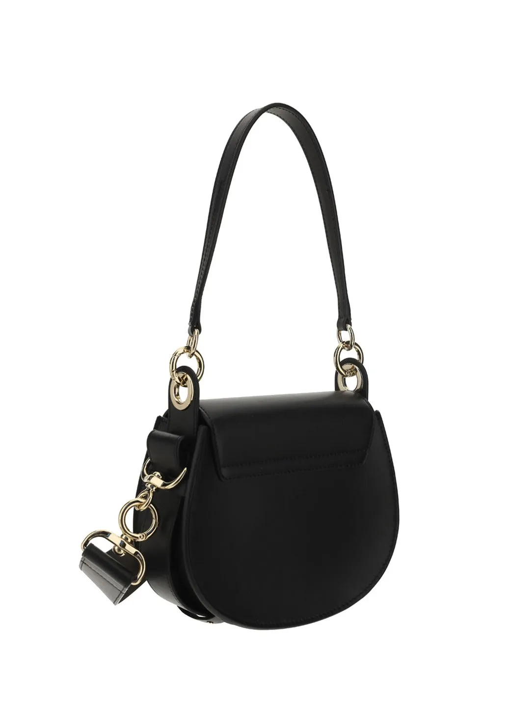 Chloé Tess Logo Embossed Ring Embellished Shoulder Bag