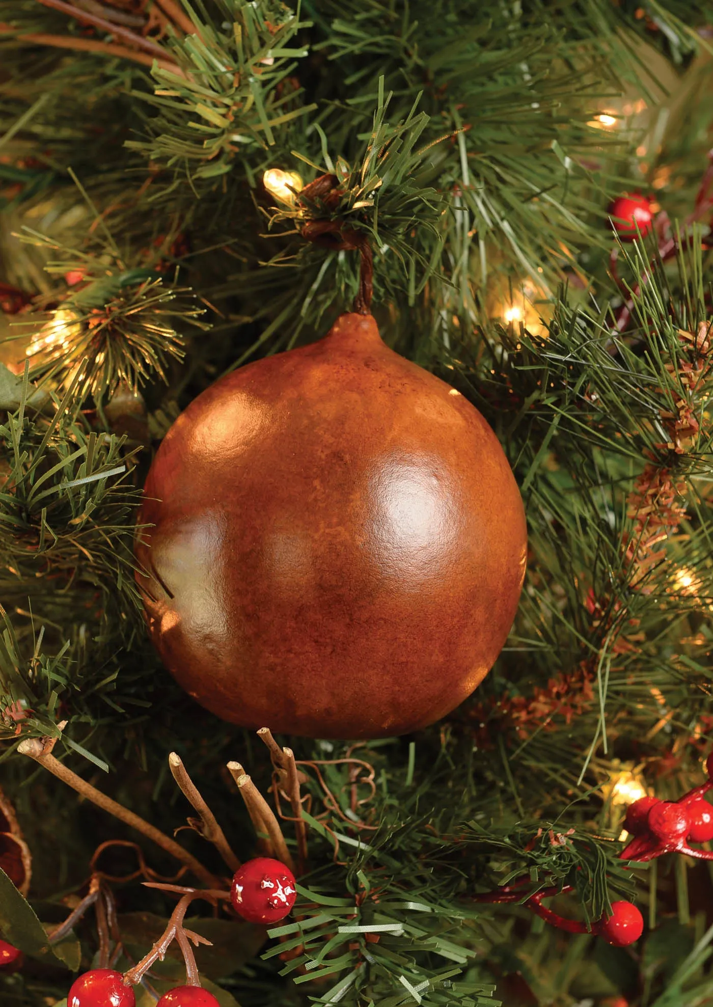 Colorful Christmas Ornament Gourd - Available in Multiple Colors