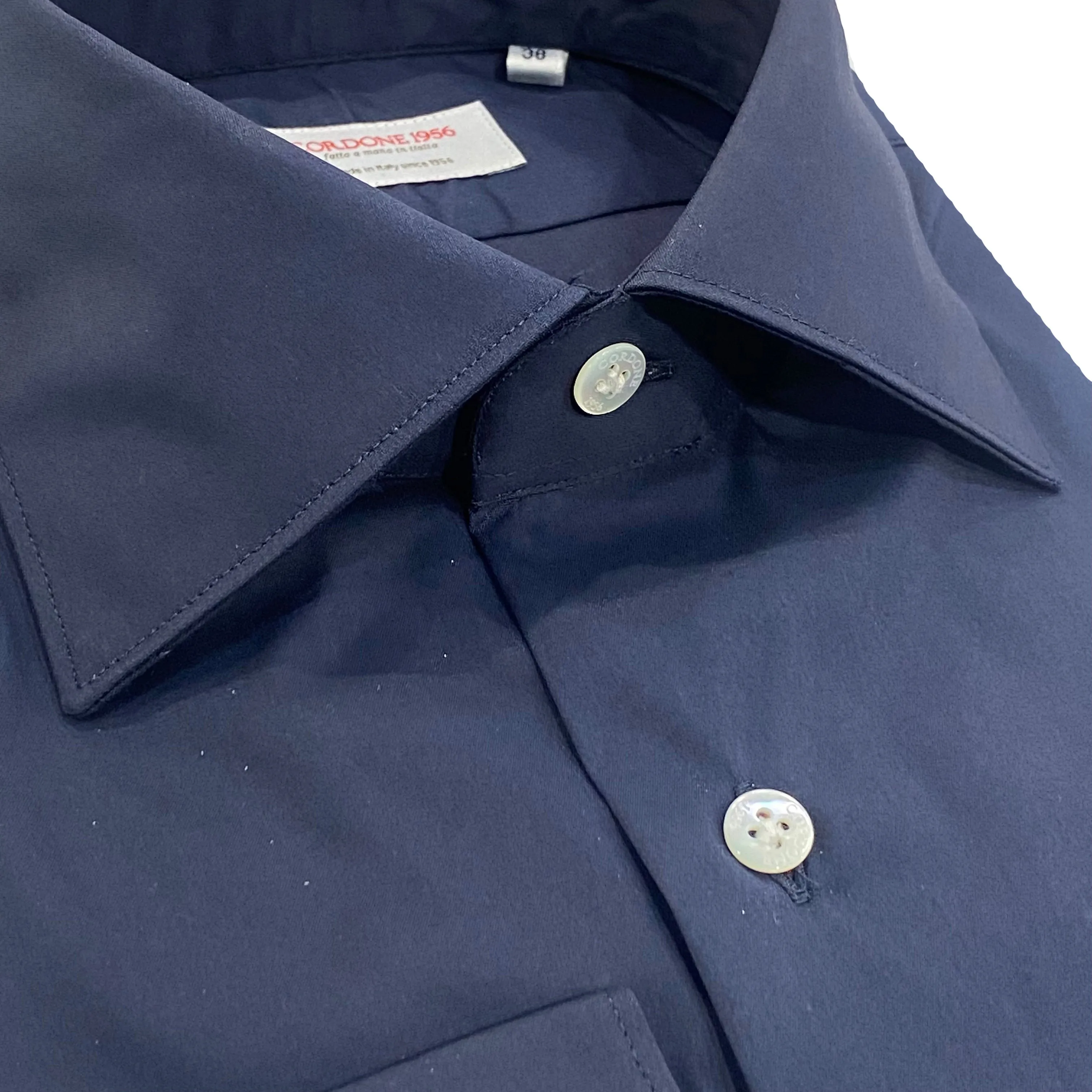 Cordone Navy Luciano Slim Fit Shirt