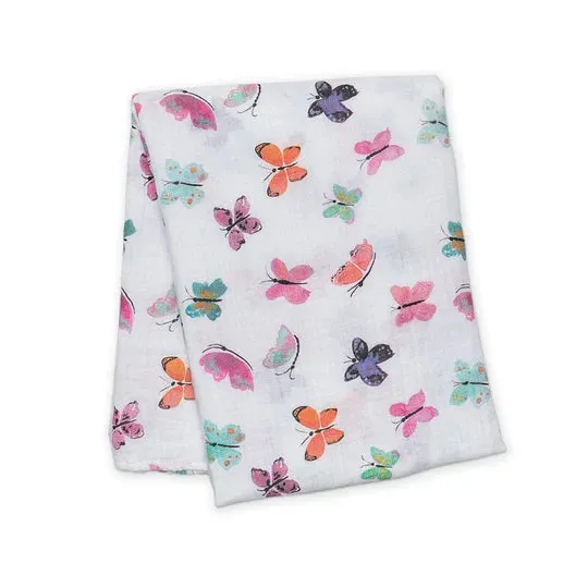 Cotton Swaddle, Butterfly