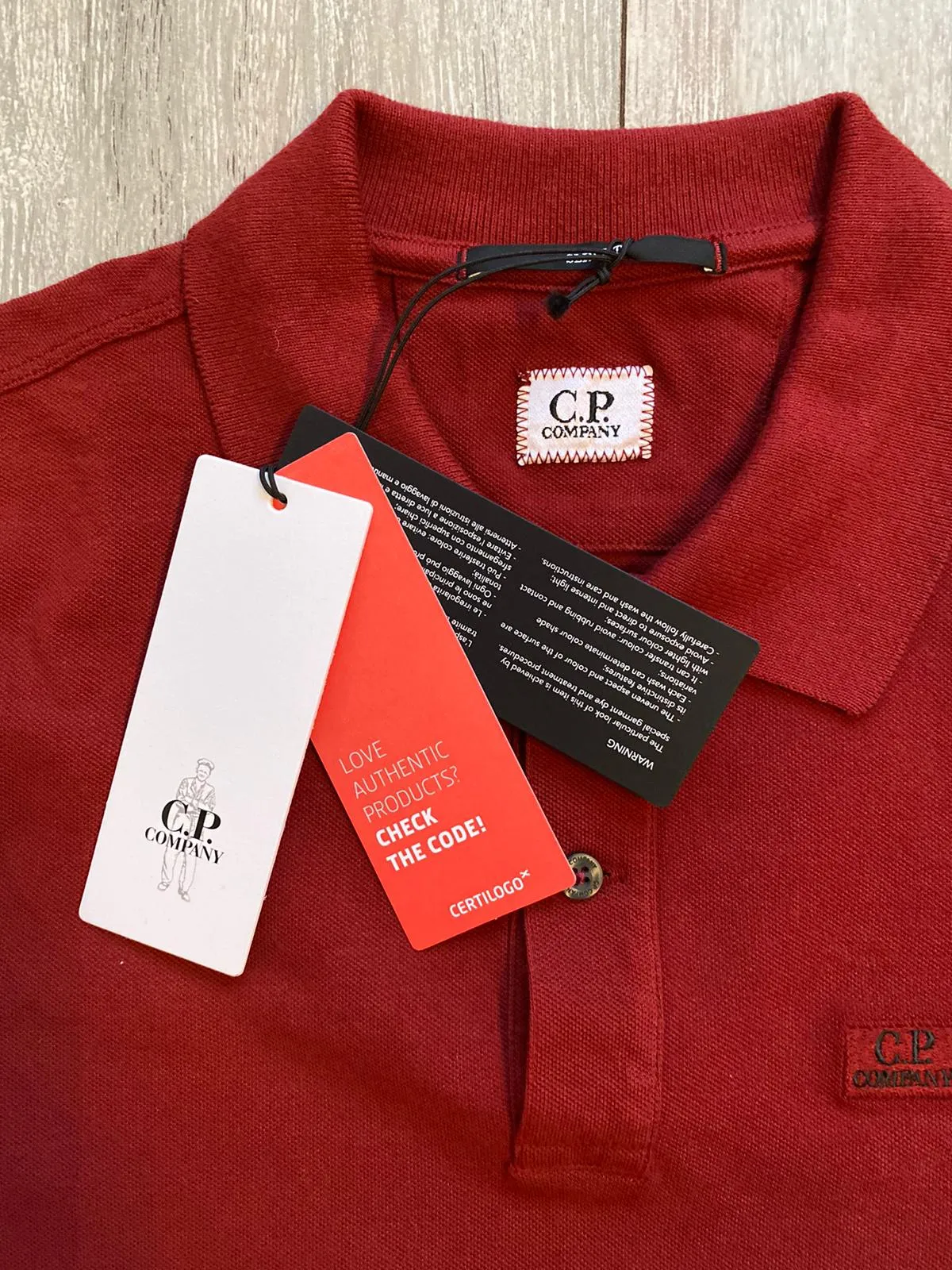 C.P. COMPANY SLIM FIT POLO SHIRT