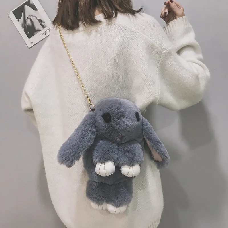 CUTE PLUSH BUNNY SHOULDER BAG |BACKPACK BY94019