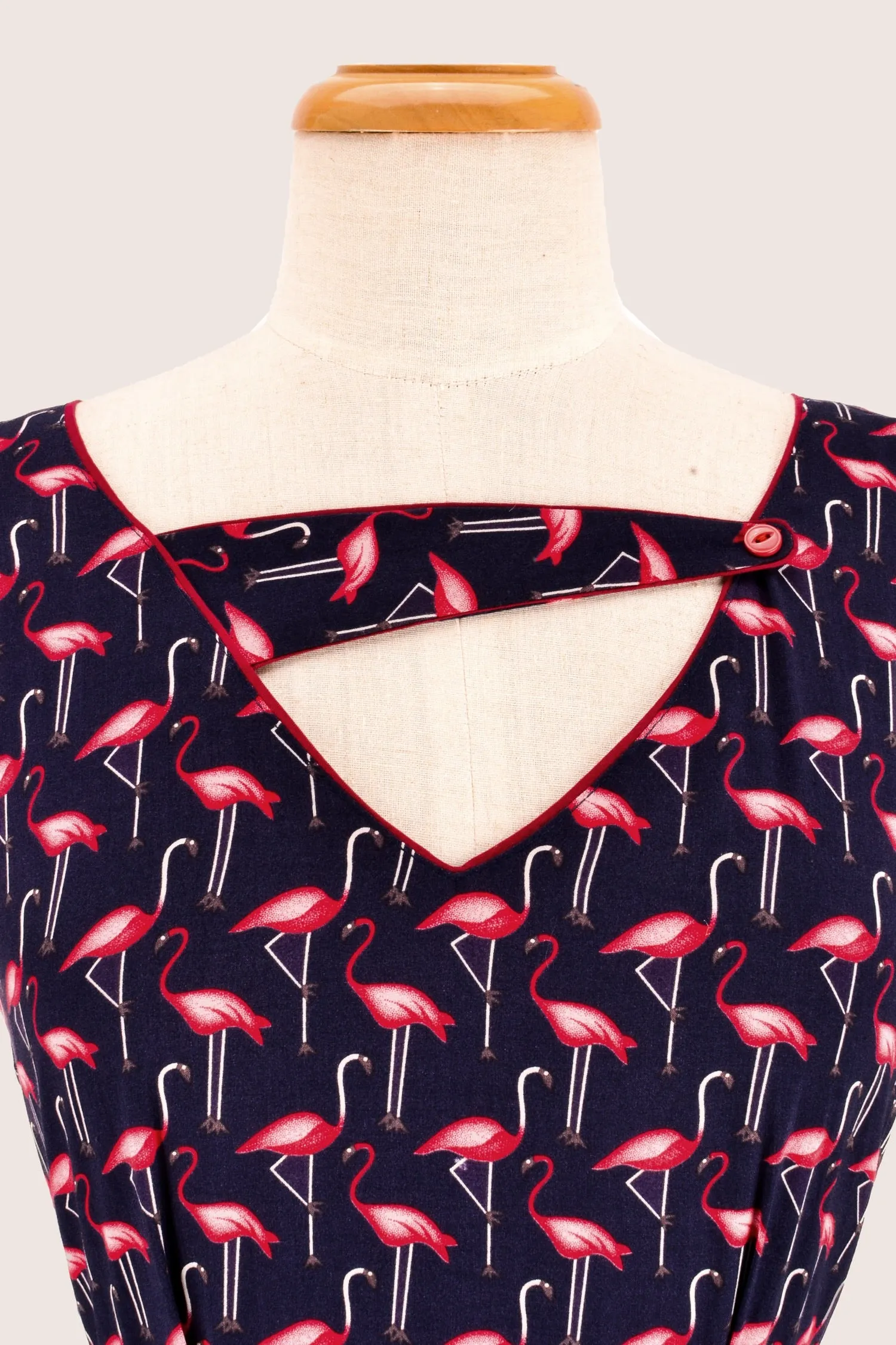 Ebony Navy Bird Dress