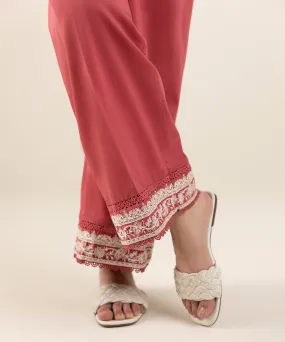 Embroidered Cotton Culottes