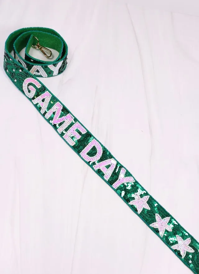 Game Day Star Sequin Strap GREEN