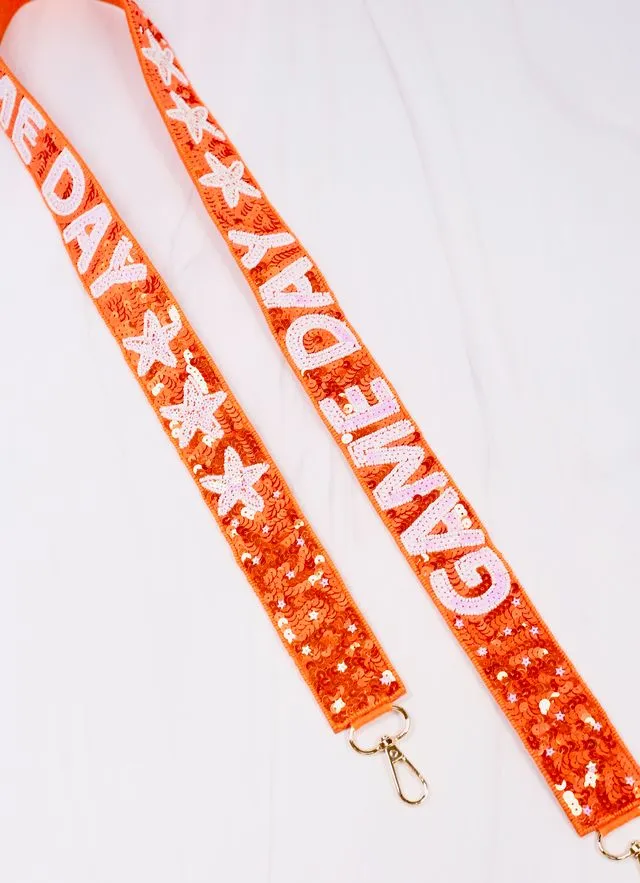 Game Day Star Sequin Strap ORANGE