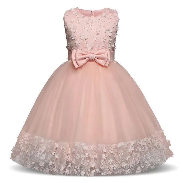 Girls Dresses, Flower Girl Dress, Sleeveless