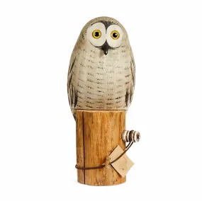 Hand Carved Medium Owls - Available in Multiple Colors