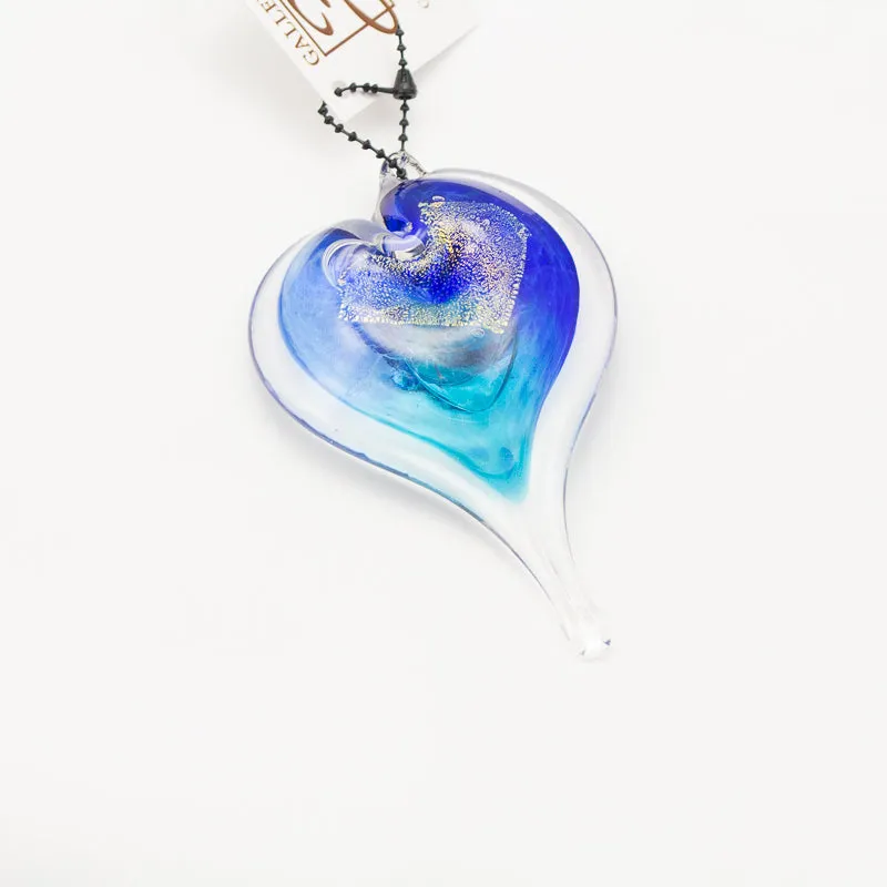 Handblown Glass Heart - Available in Multiple Colors