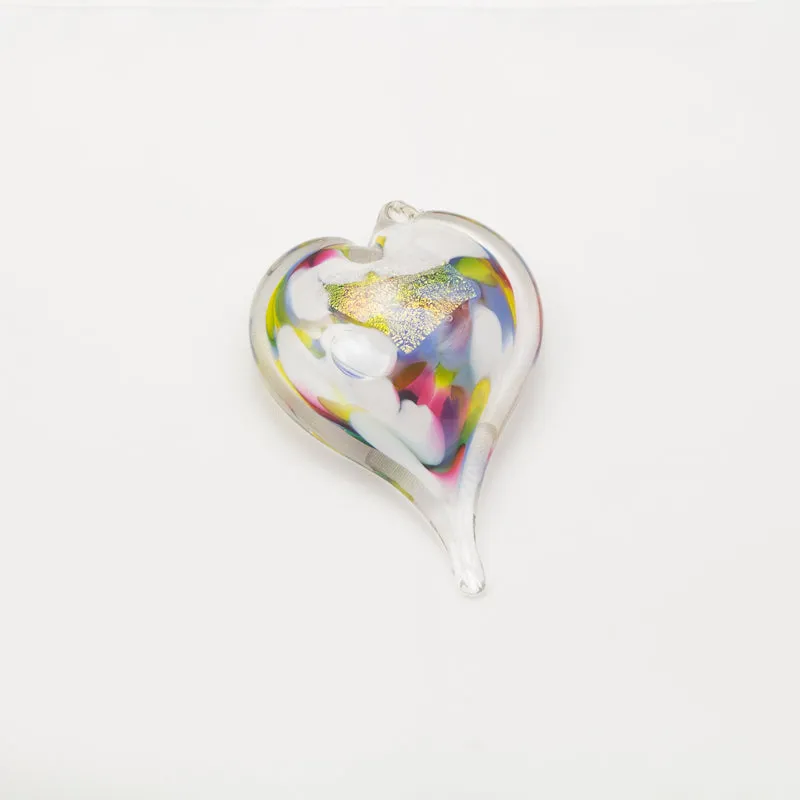 Handblown Glass Heart - Available in Multiple Colors