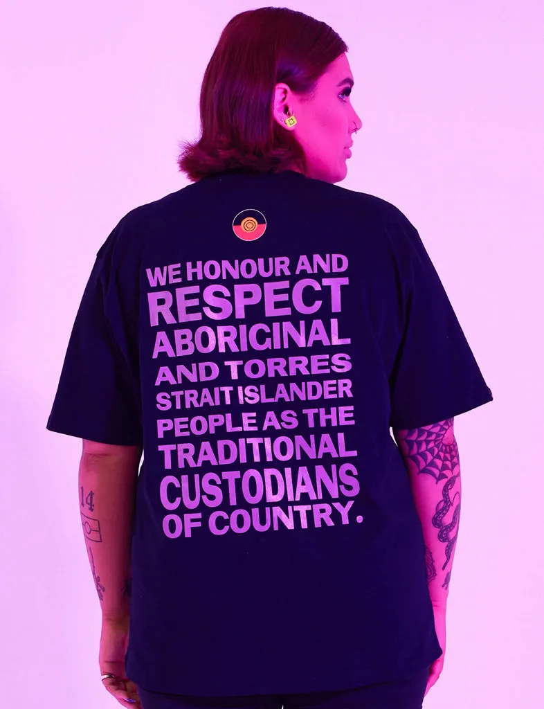 HONOURING COUNTRY TEE - BLACK