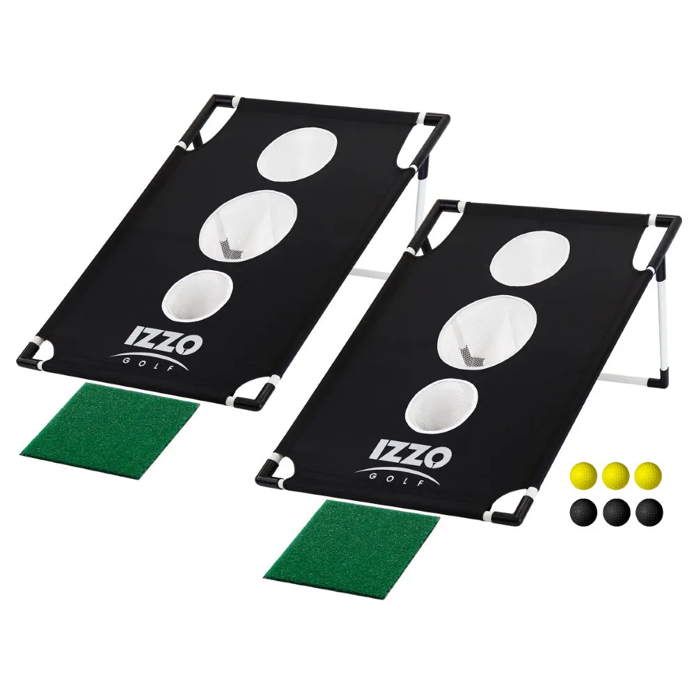 IZZO Golf Pong-Hole Set Chipping Golf Game