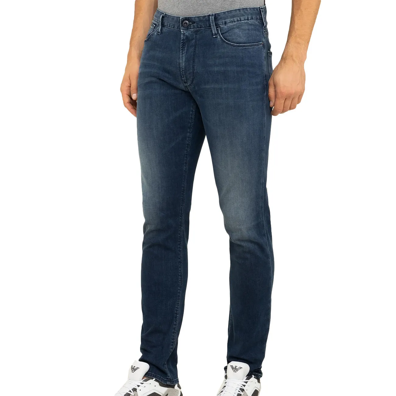 JEANS SLIM FIT Uomo Blu Denim