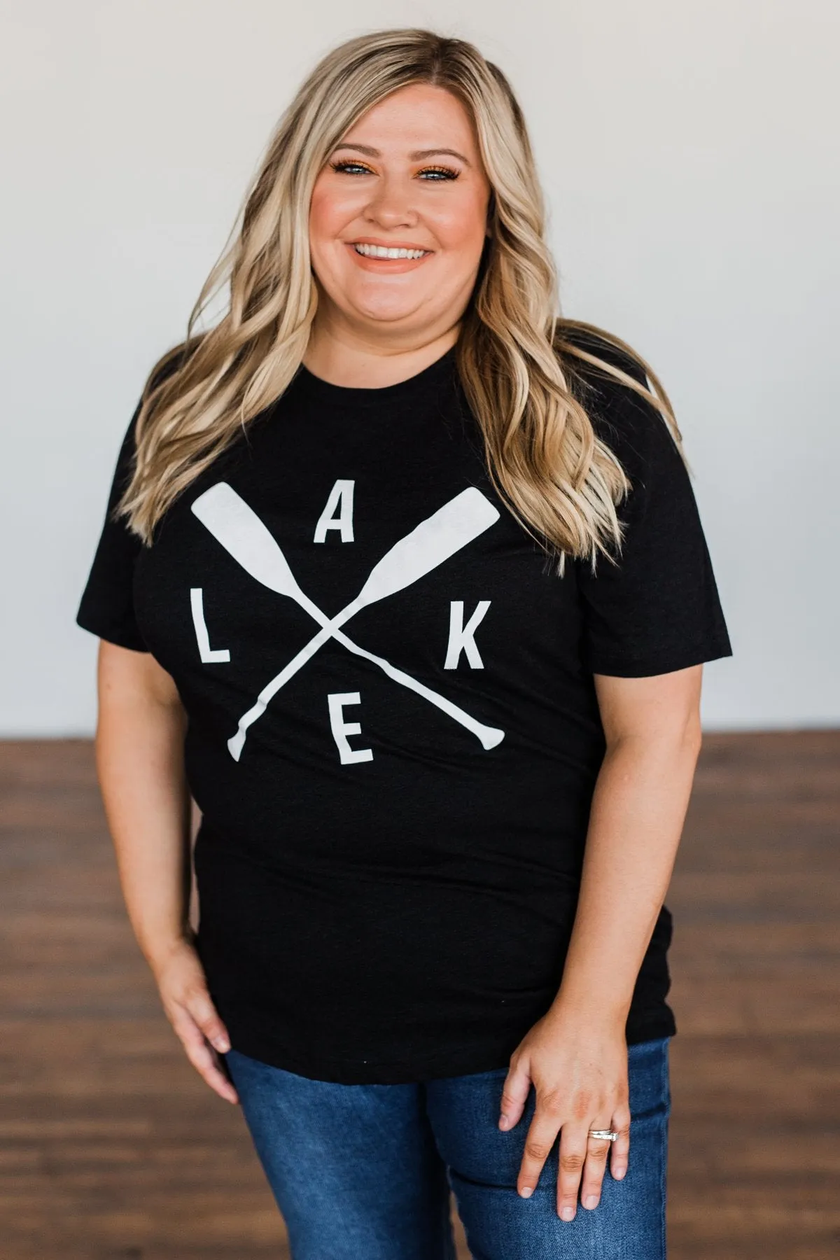 Lake Graphic Tee- Black