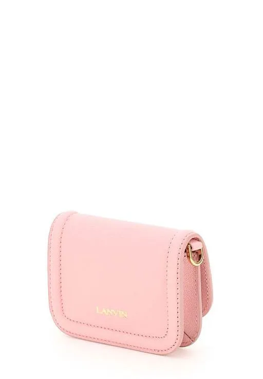 Lanvin Logo Plaque Chained Mini Shoulder Bag