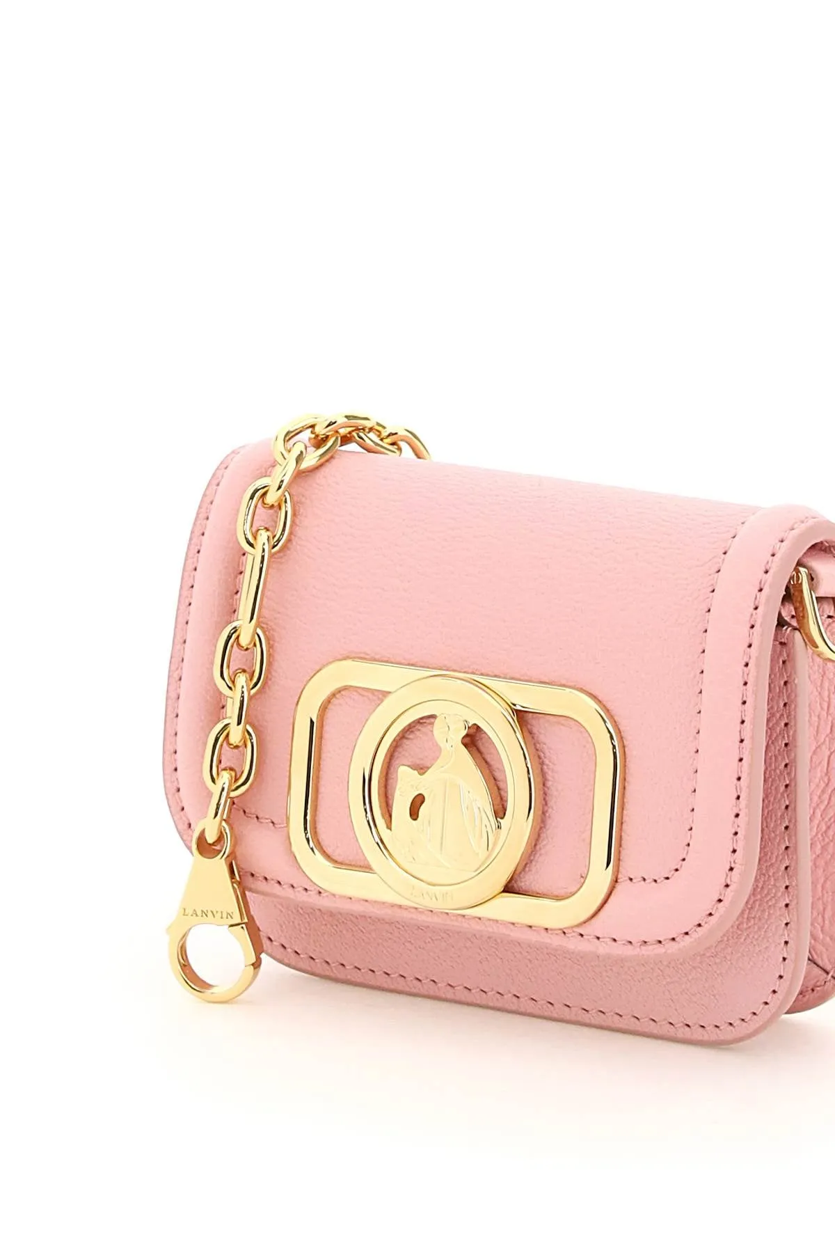 Lanvin Logo Plaque Chained Mini Shoulder Bag