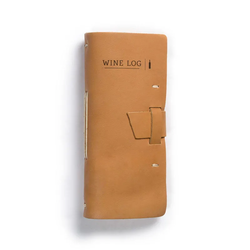 Leather Wine Log - Available in Multiple Colors