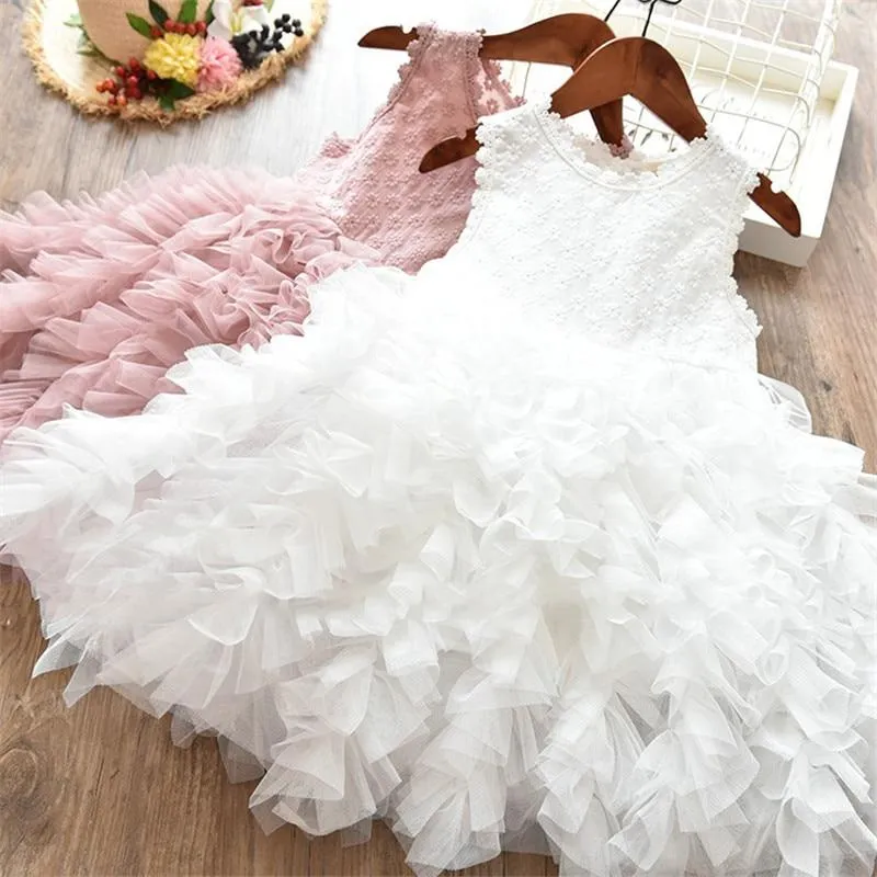 Little Princess  Ruffle Lace Dress