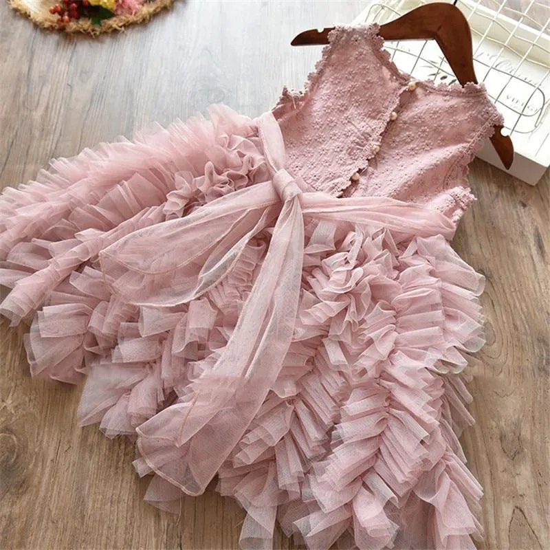 Little Princess  Ruffle Lace Dress