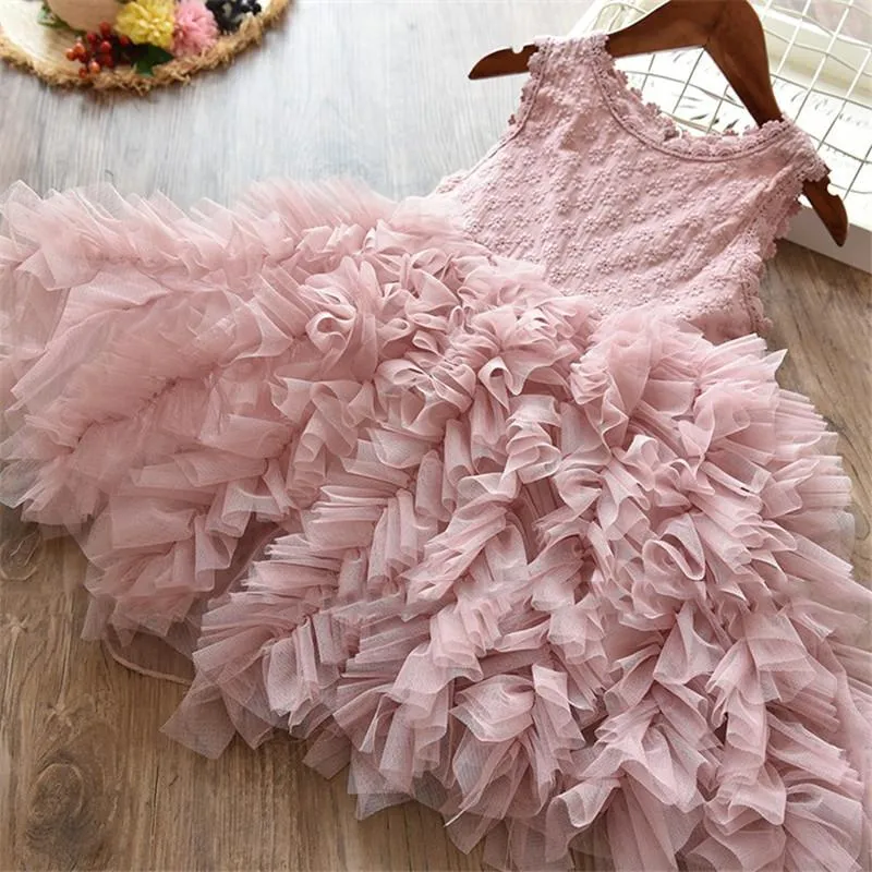 Little Princess  Ruffle Lace Dress