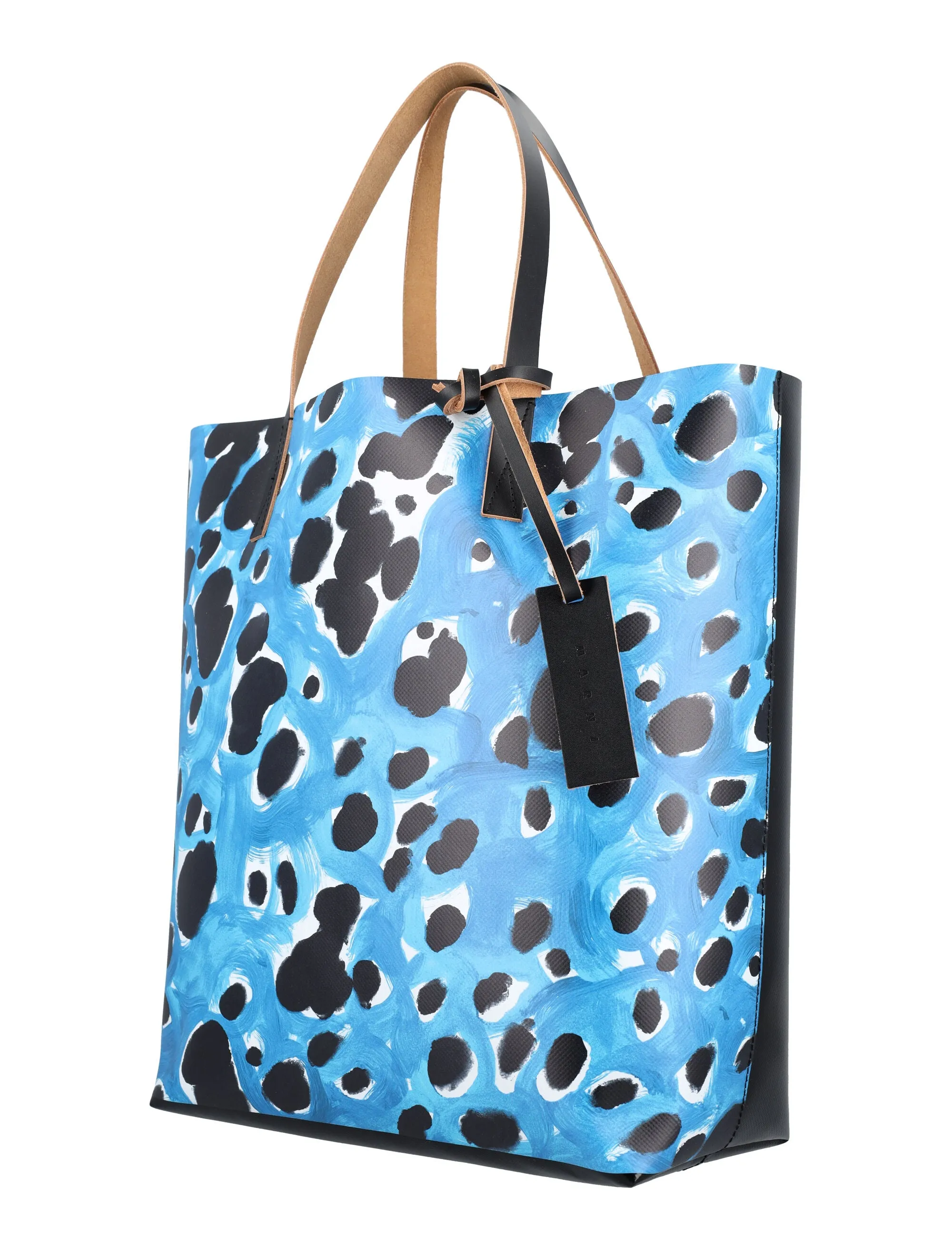 Marni Reversible Graphic Printed Shopping Bag