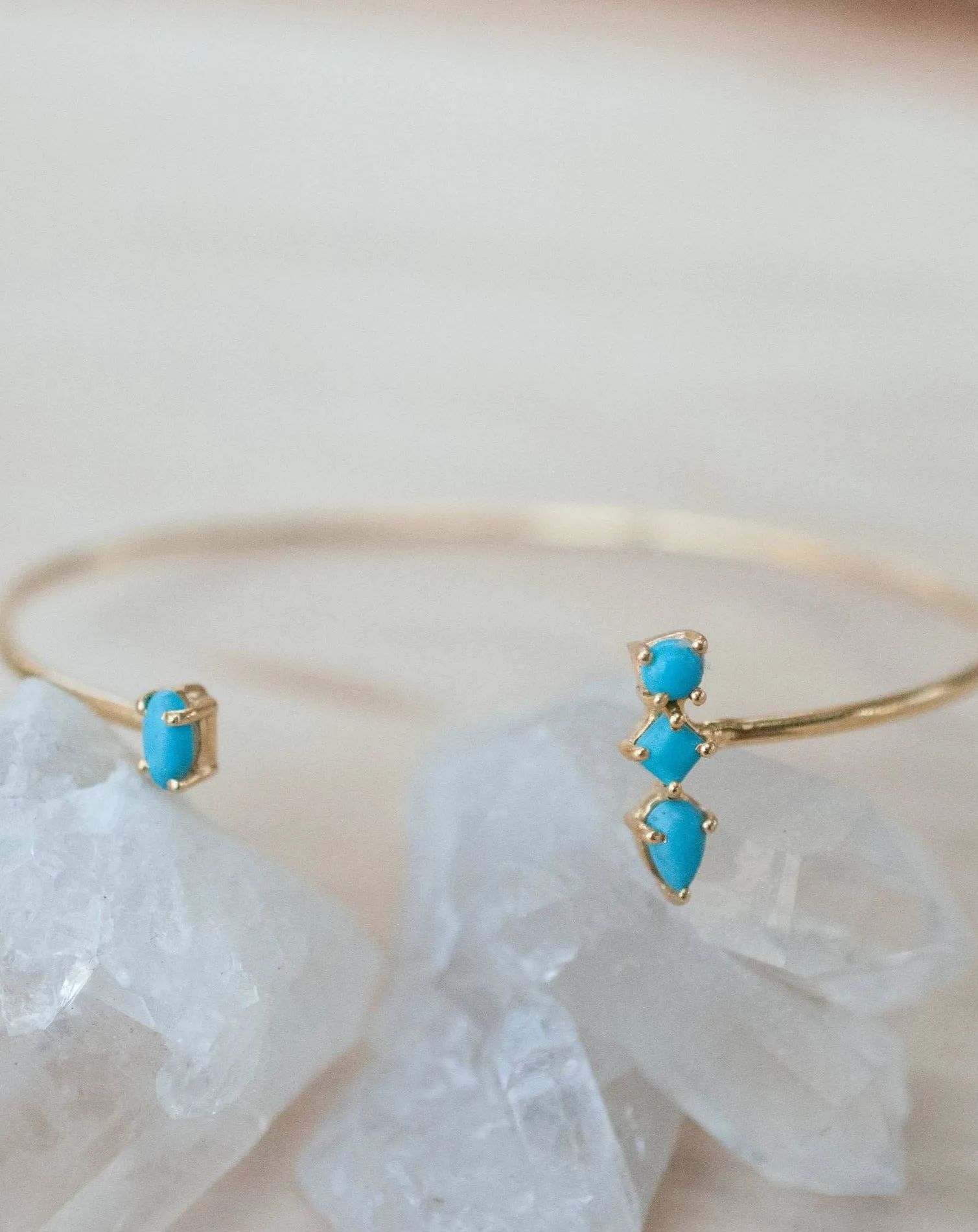 Melody Bracelet * Copper Turquoise * Gold Plated 18k * BJB010