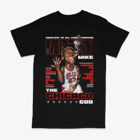 Mj Slam Black Tee