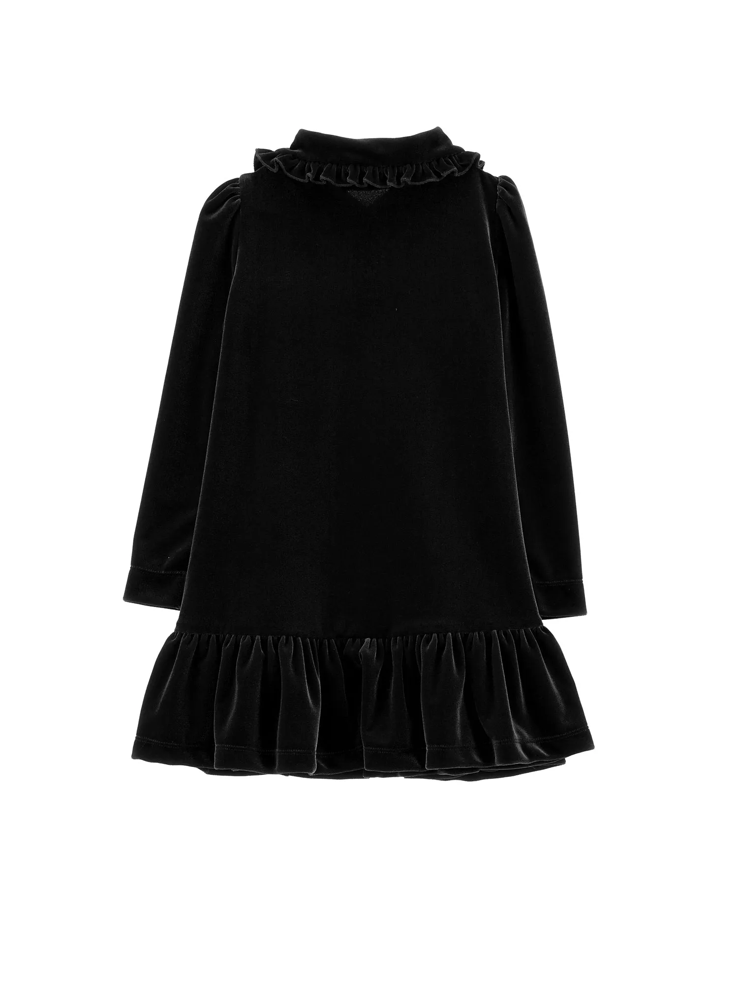 Monnalisa LS Velour Dress