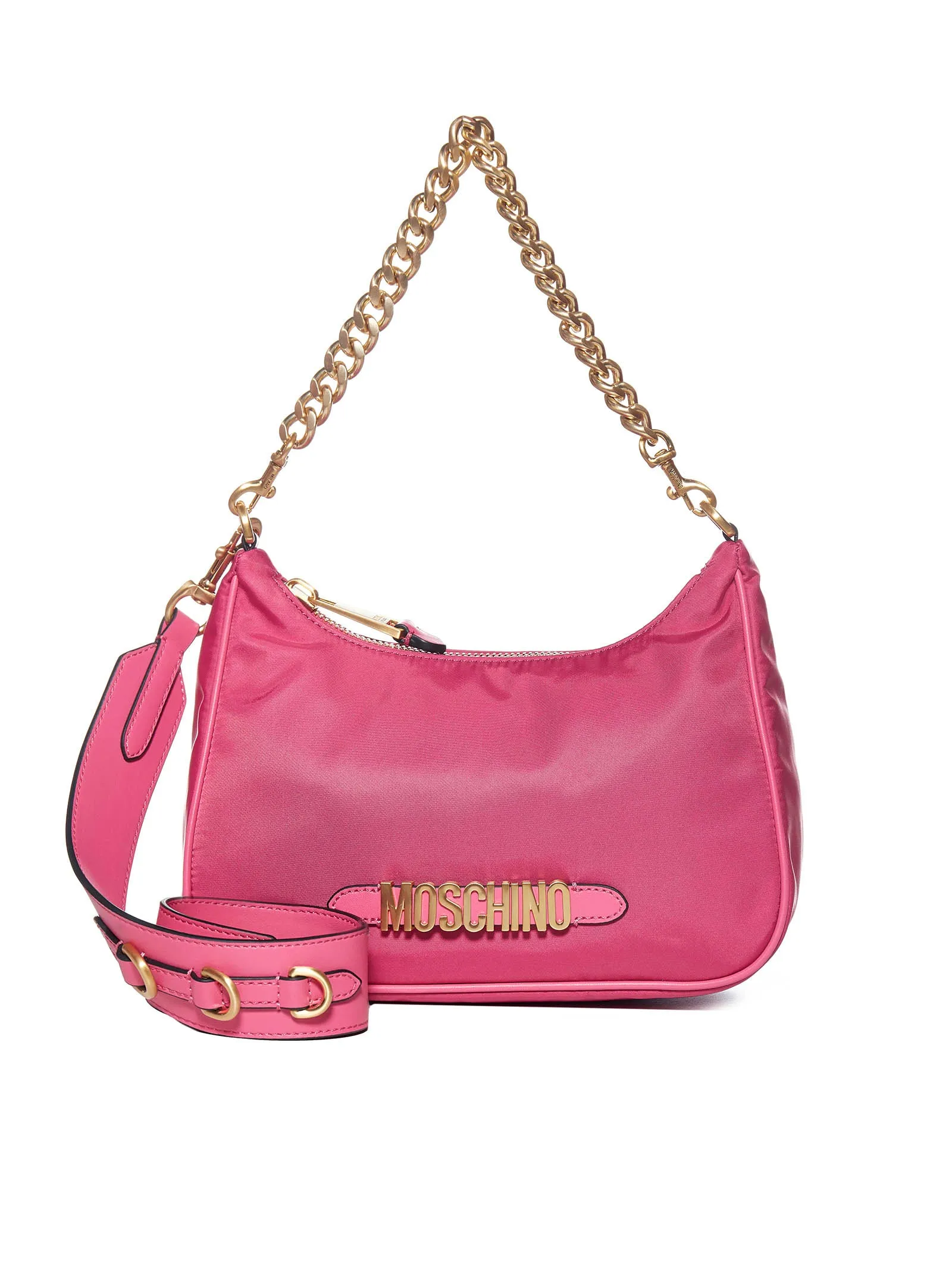 Moschino Logo Lettering Hobo Bag