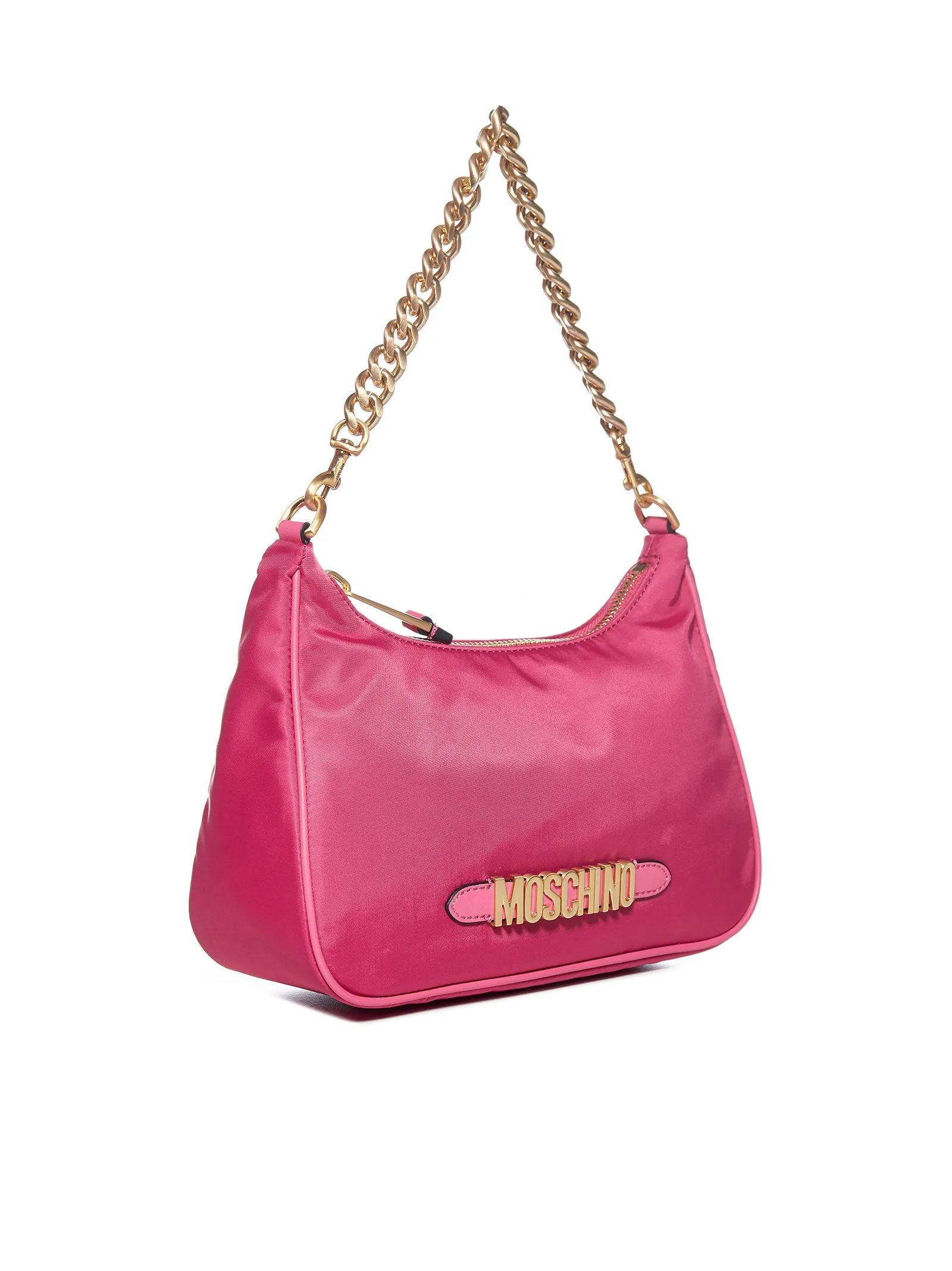 Moschino Logo Lettering Hobo Bag