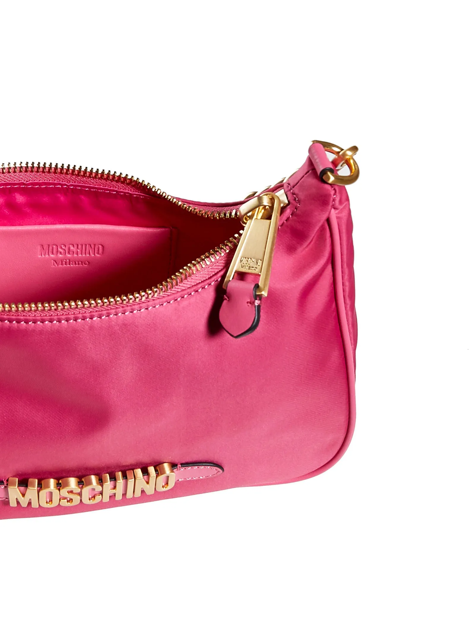 Moschino Logo Lettering Hobo Bag