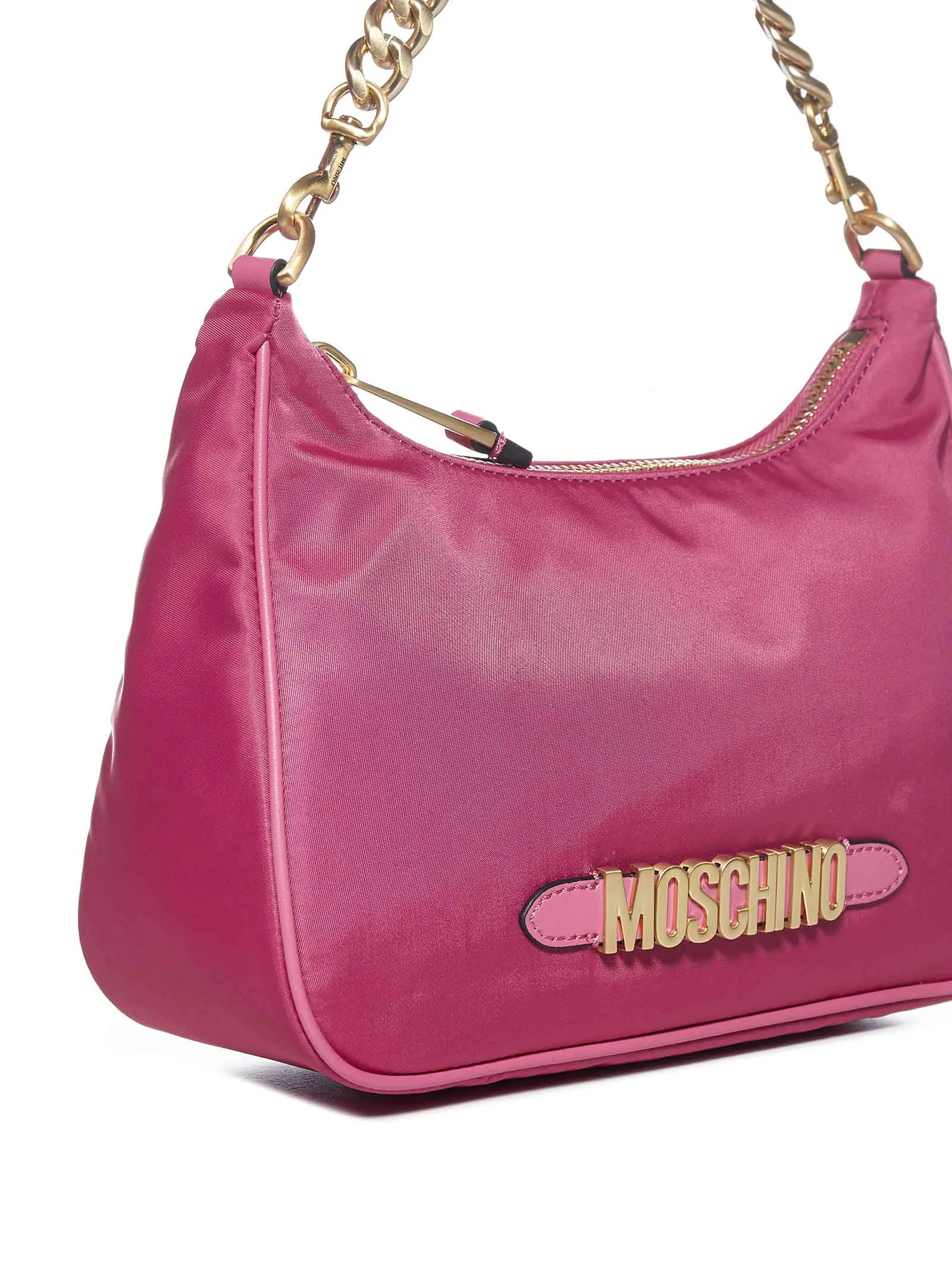 Moschino Logo Lettering Hobo Bag