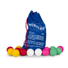 Murbles Game Medium Tournament Set – Up to 4 Players – 14 Balls Made in USA