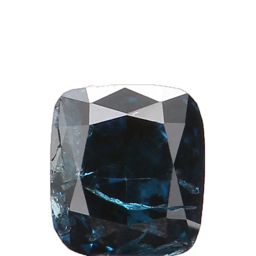 Natural Loose Diamond Cushion Blue Color I1 Clarity 2.80 MM 0.11 Ct KR983