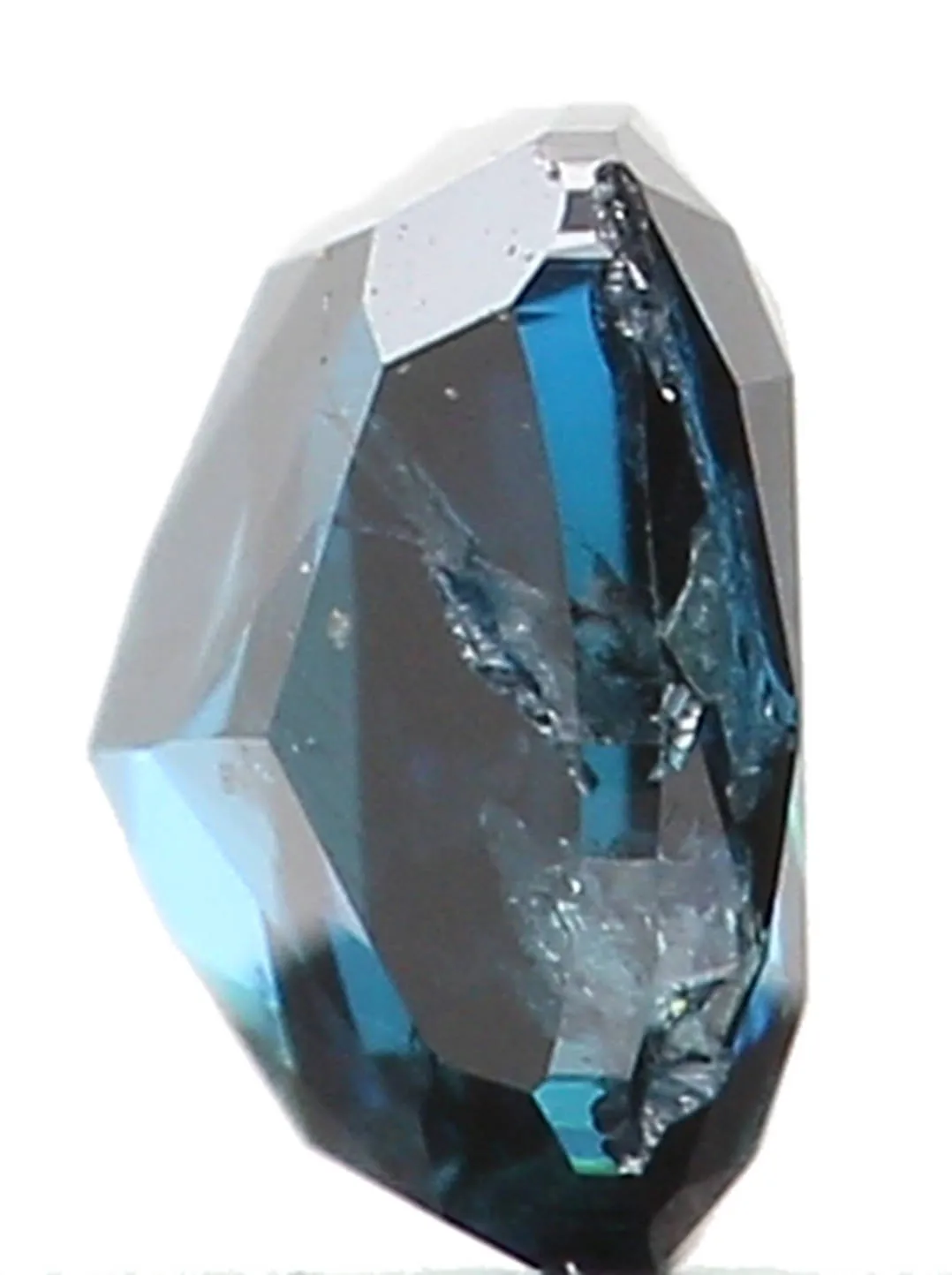 Natural Loose Diamond Cushion Blue Color I1 Clarity 2.80 MM 0.11 Ct KR983