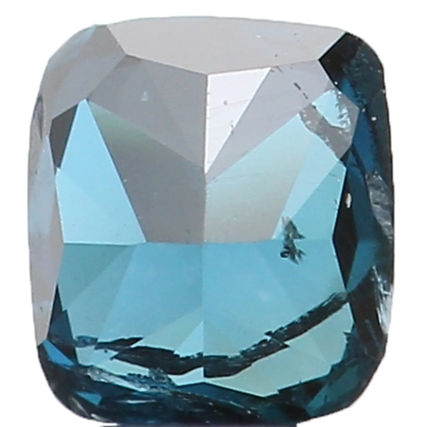 Natural Loose Diamond Cushion Blue Color I1 Clarity 2.80 MM 0.11 Ct KR983